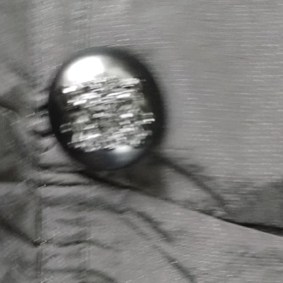 Etcetera Black Pea Coat with Standing Collar - Picture 13 of 15